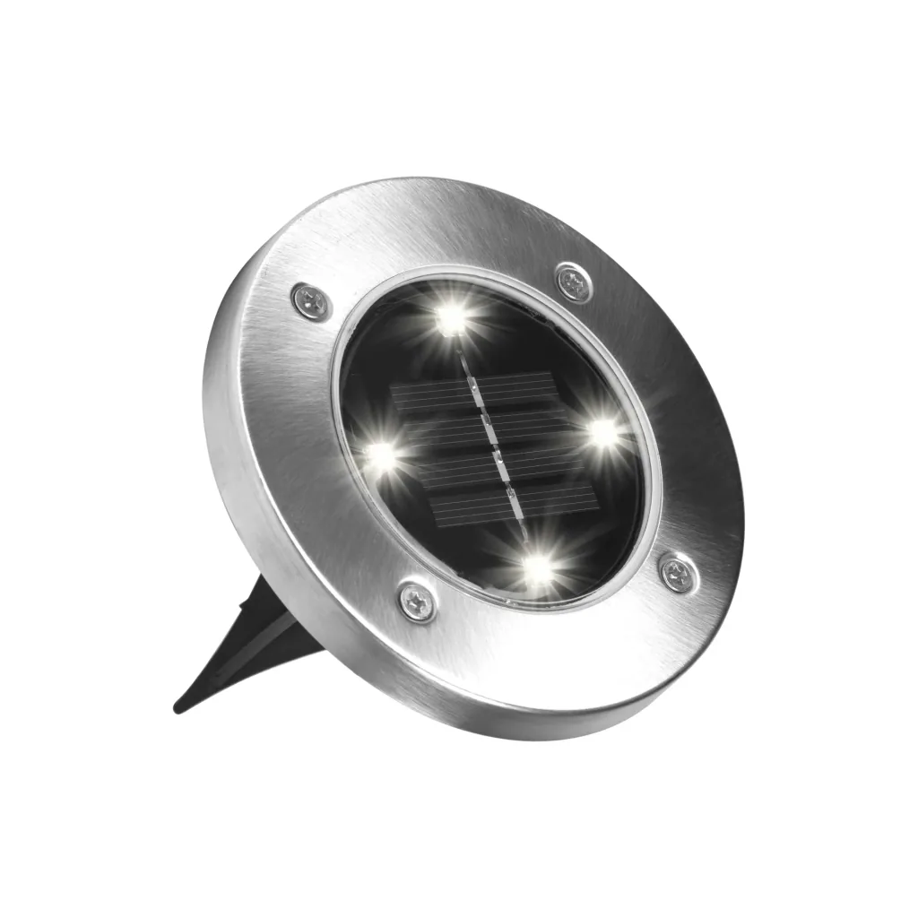 LED Solar Light Disk Lights - 8 pieces