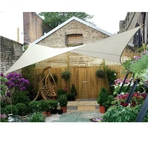 Garden Sunsail Square 3.6 x 3.6 m Colour: Cream