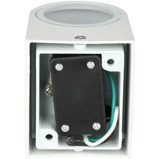 VT-7651RD Outdoor Wall Light - GU10 - White - Round - IP44