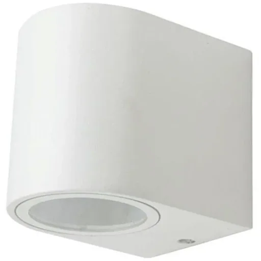 VT-7651RD Outdoor Wall Light - GU10 - White - Round - IP44