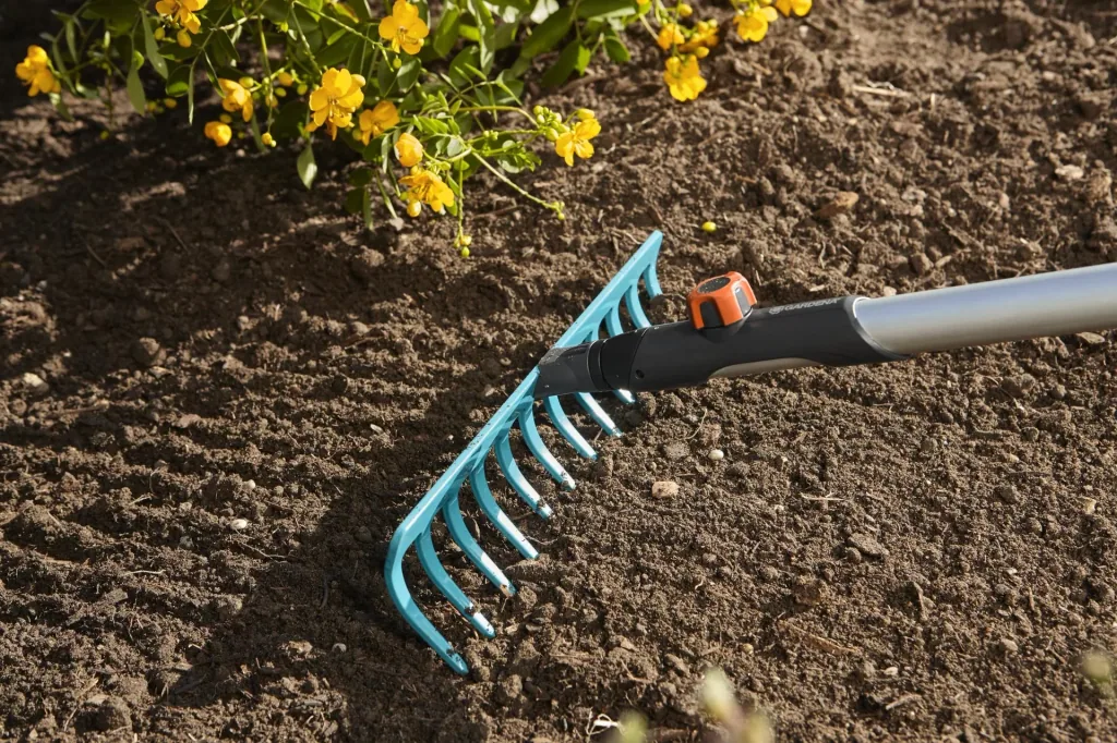 Combisystem rake, 12 tines, 30 cm wide