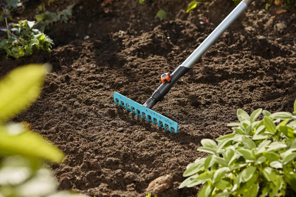 Combisystem rake, 12 tines, 30 cm wide