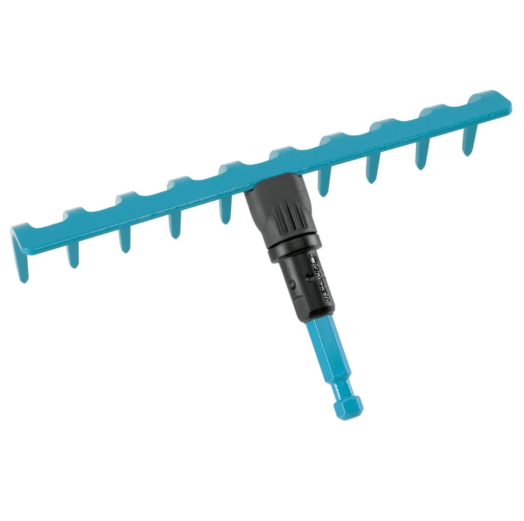 Combisystem rake, 12 tines, 30 cm wide