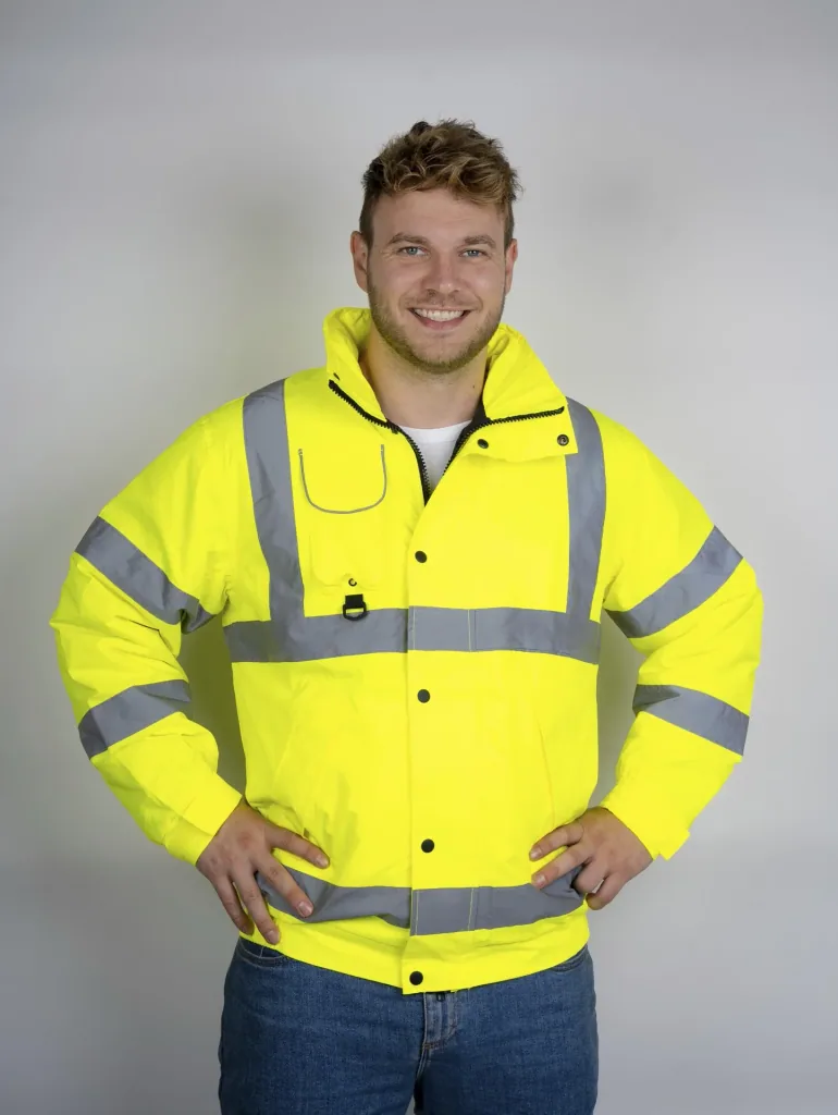 High-visibility jacket, yellow, size M