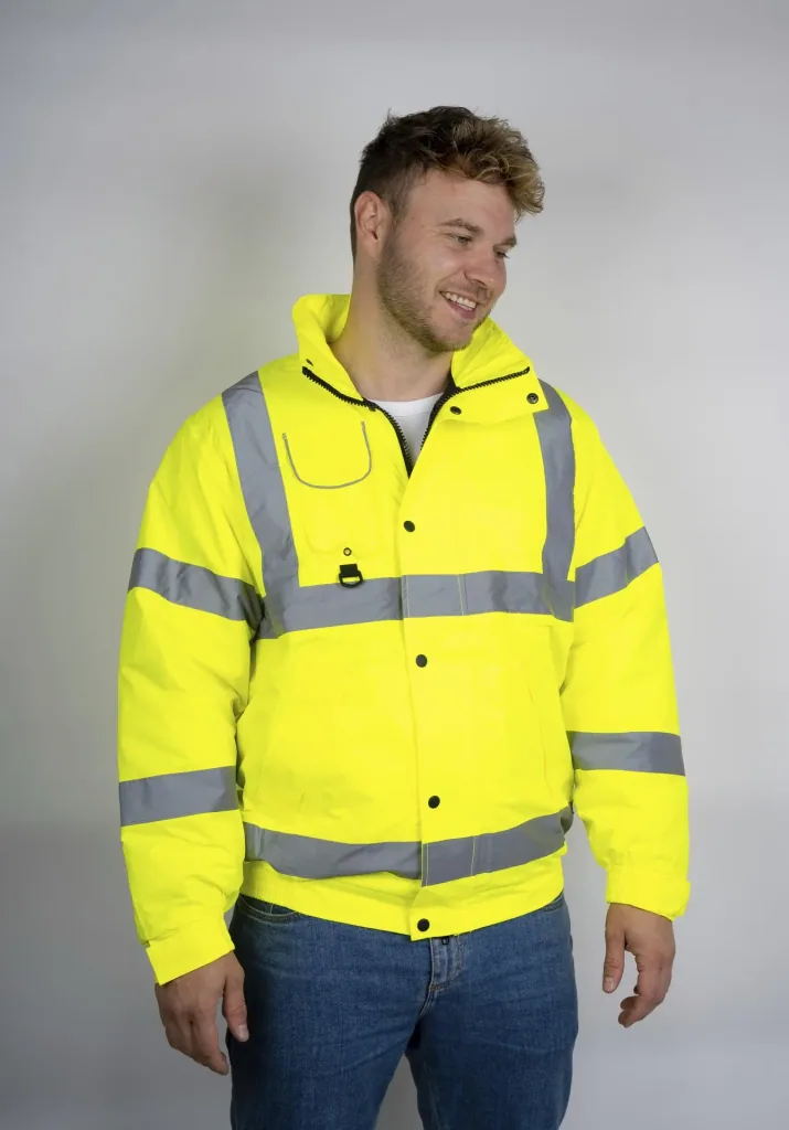 High-visibility jacket, yellow, size M