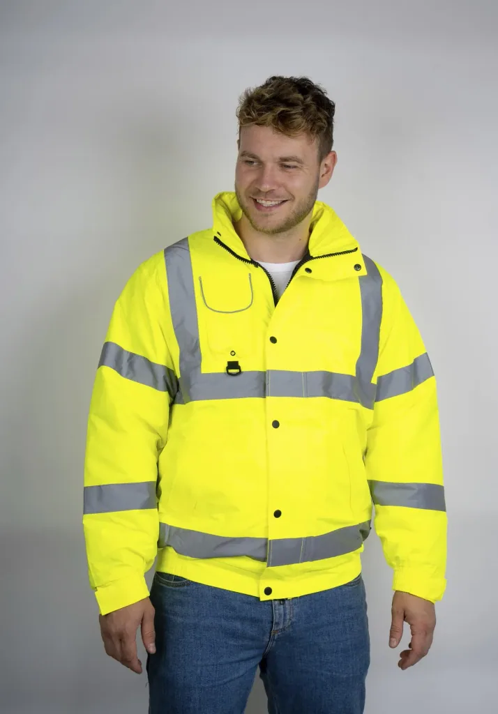 High-visibility jacket, yellow, size M