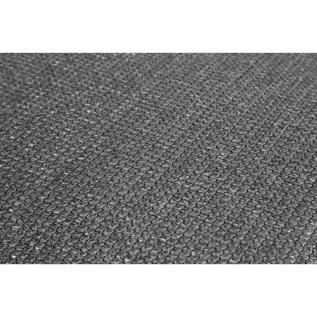 Water-permeable sun sail - triangular - 5 x 5 x 5 m - charcoal