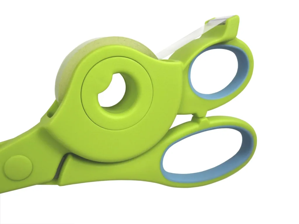 2-in-1 scissors with dispenser