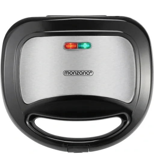 Contact grill - Panini grill - Black/Silver 750W