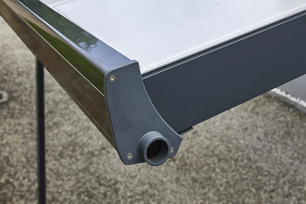 Patio roof kit, color anthracite, 4260 x 3060 mm