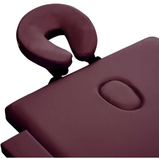Foldable massage table 3 zones aluminum purple