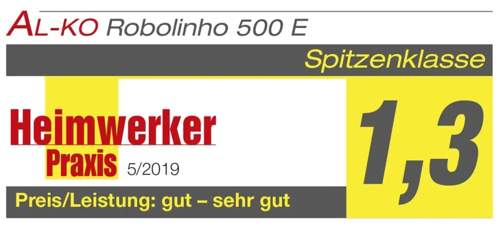 Robotic lawnmower "Robolinho 500 E" - without Wi-Fi and Smart Cloud Connect