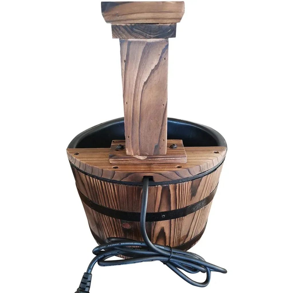 Garden fountain anthracite