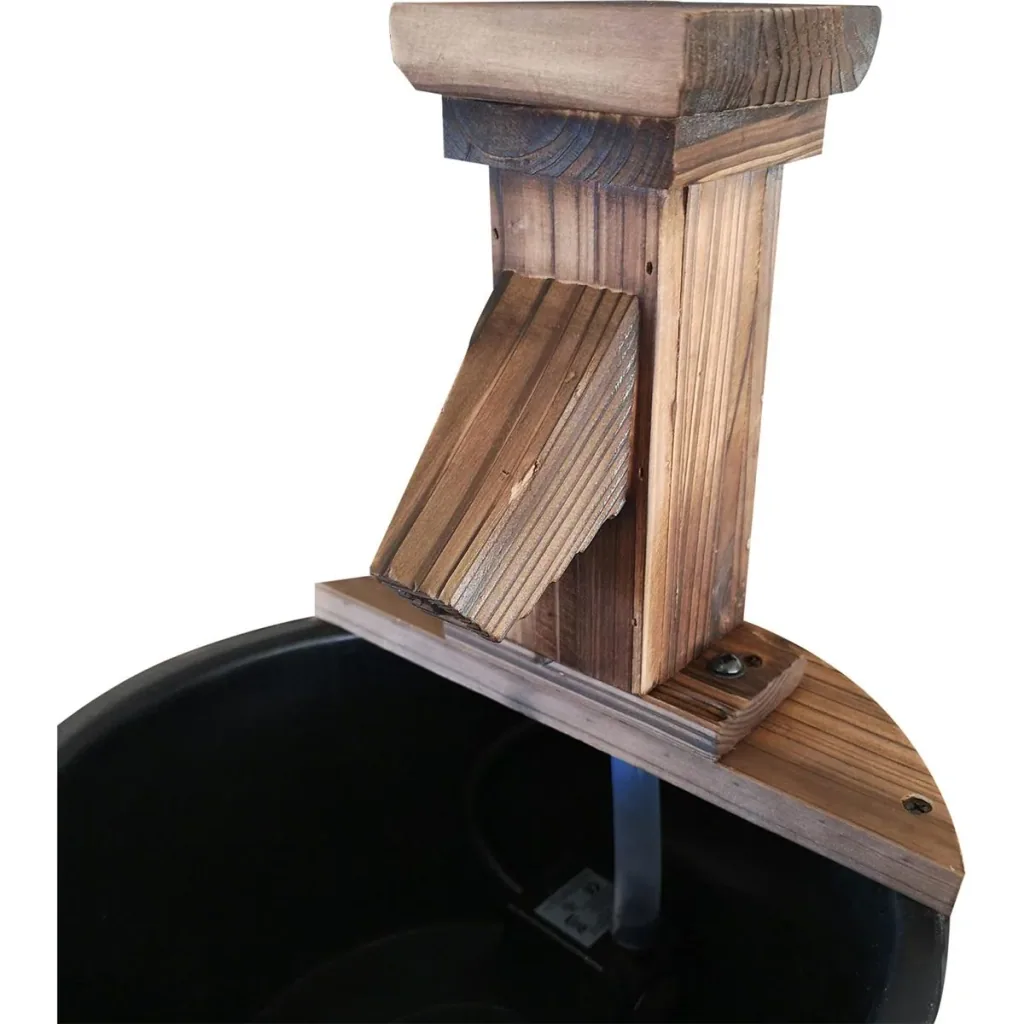 Garden fountain anthracite