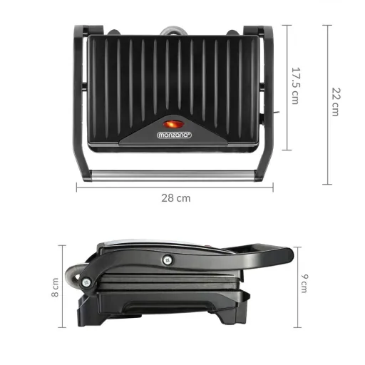 Contact grill black 750W