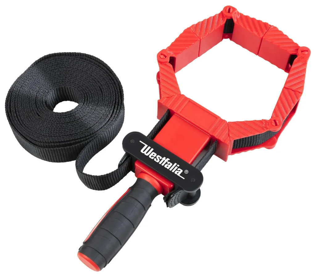 Band tensioners for frames and molds