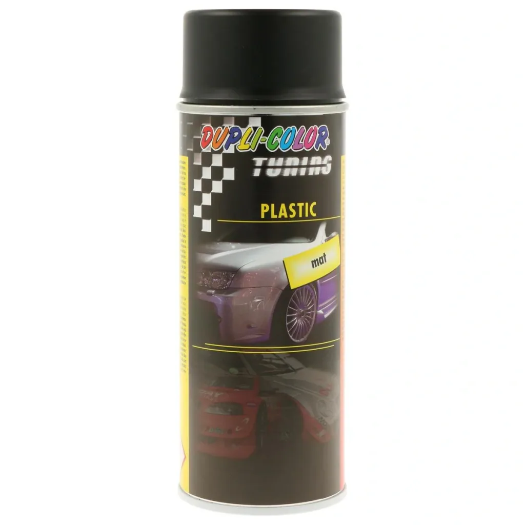 Special spray paint "PLASTIC", color black matt, 400 ml