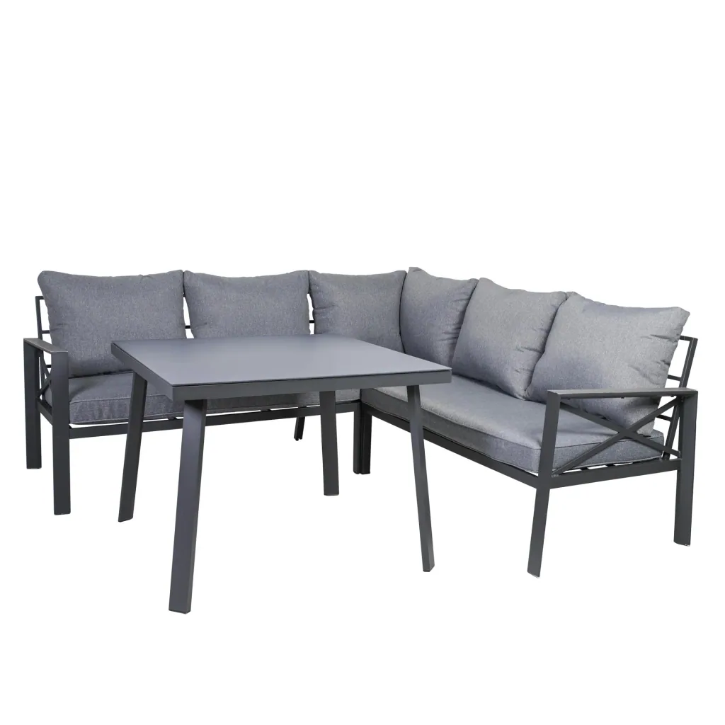 Garden furniture lounge set "Amsterdam" - anthracite
