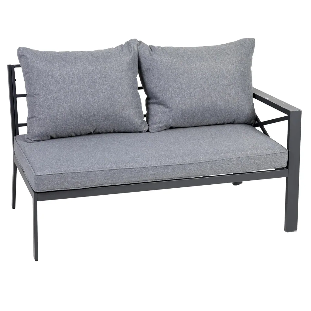 Garden furniture lounge set "Amsterdam" - anthracite
