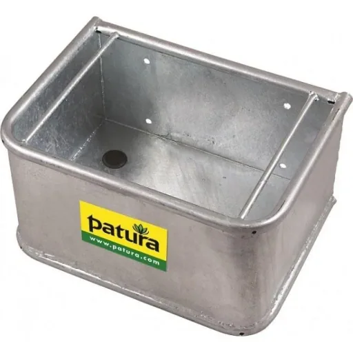 Rectangular trough with drain