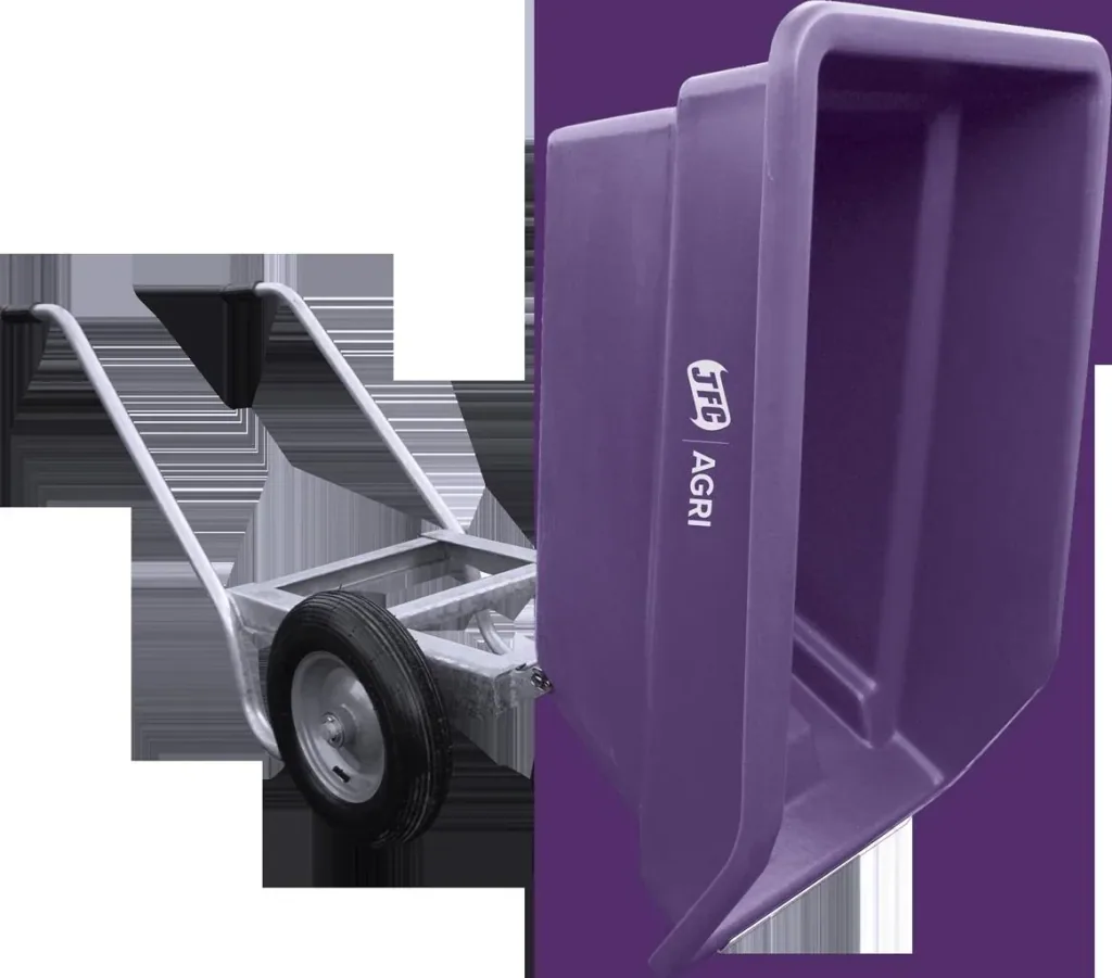 Two-wheeled wheelbarrow TWB 250 purple