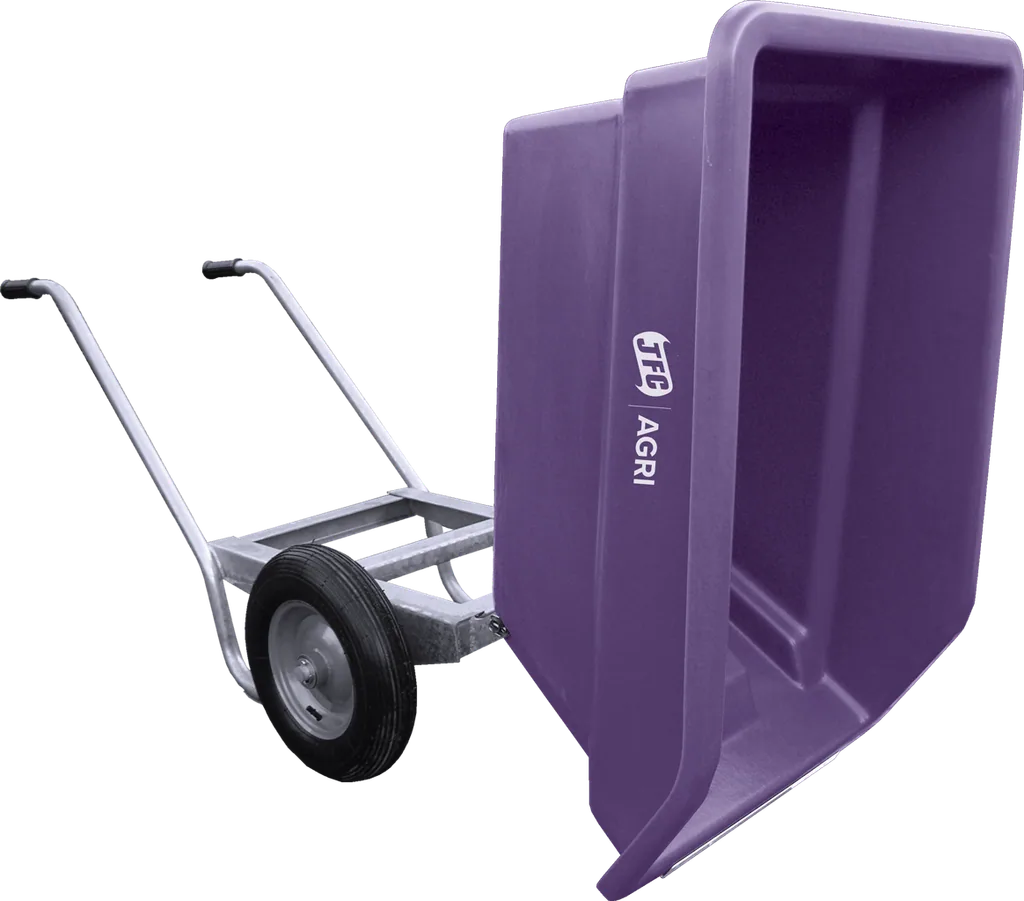 Two-wheeled wheelbarrow TWB 250 purple