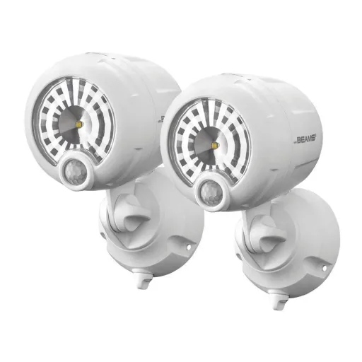 LED spotlight with motion detector MB360XT IP66 2-pack white 200 lumens