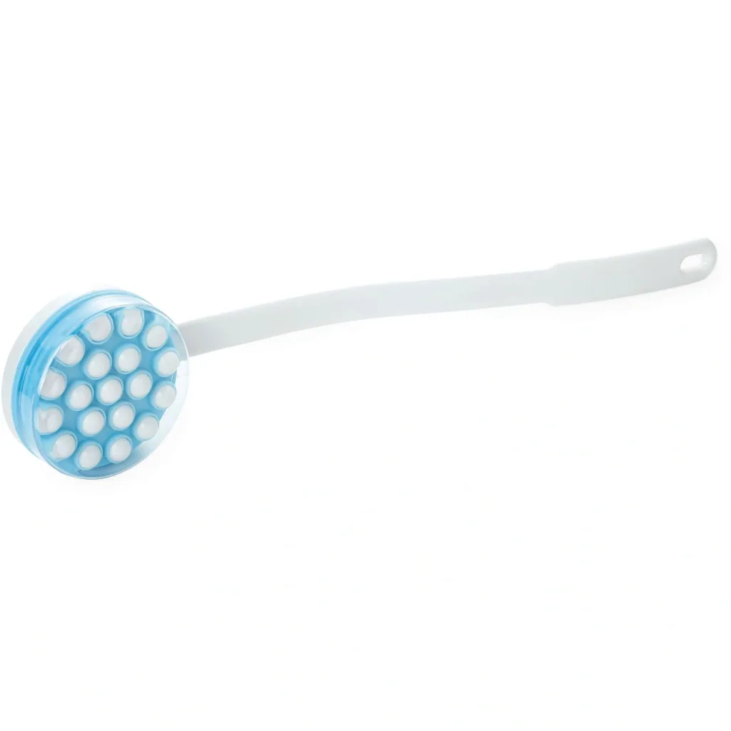 Massage body care aid - application aid for lotions