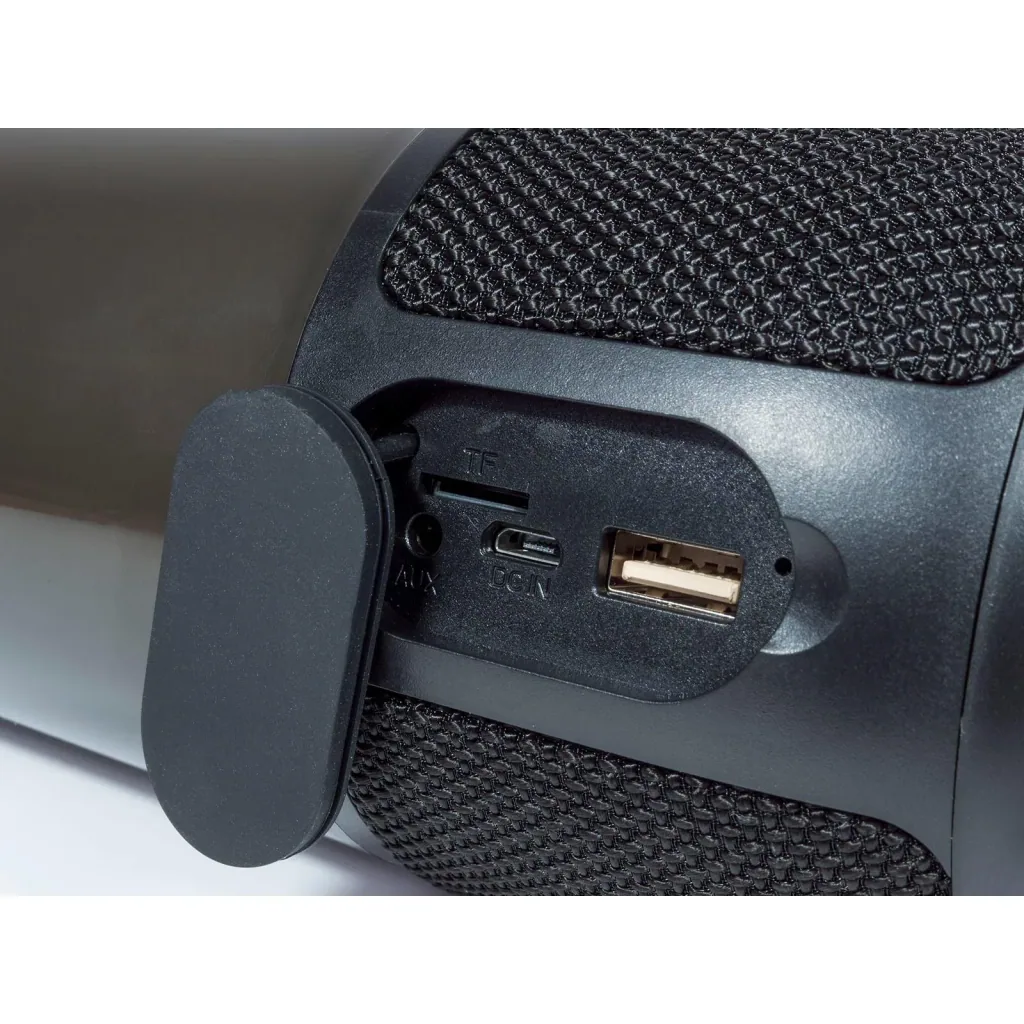 VT-7456 Bluetooth speaker with RGB lighting - 2x 3Watt - black