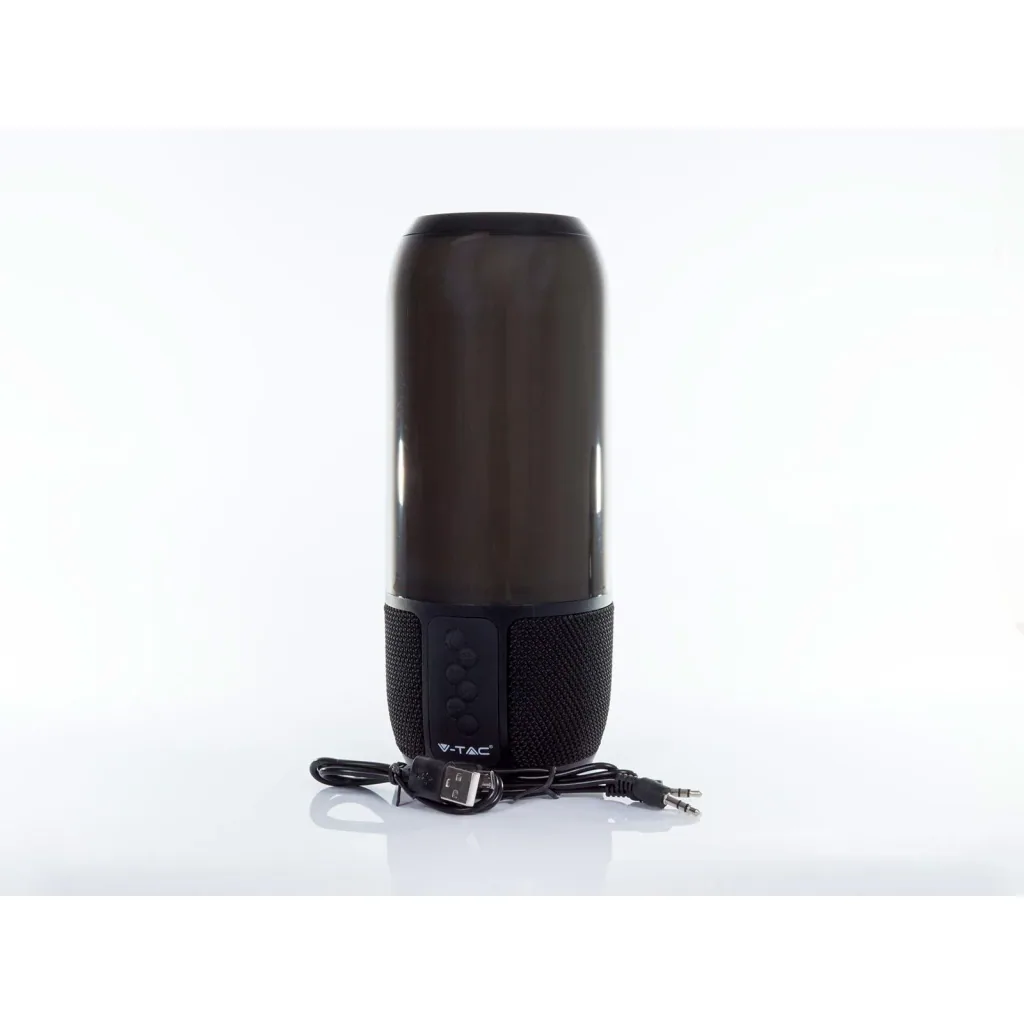 VT-7456 Bluetooth speaker with RGB lighting - 2x 3Watt - black