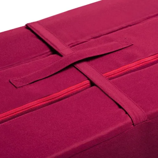 Mattress dark red 190x70x10cm foldable