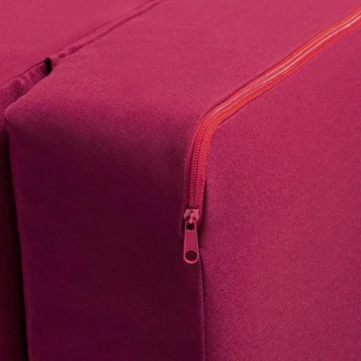 Mattress dark red 190x70x10cm foldable