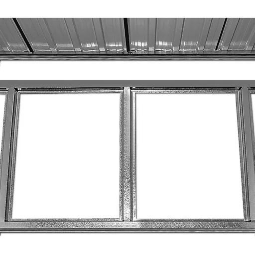 Garden shed anthracite metal 210x132x186cm