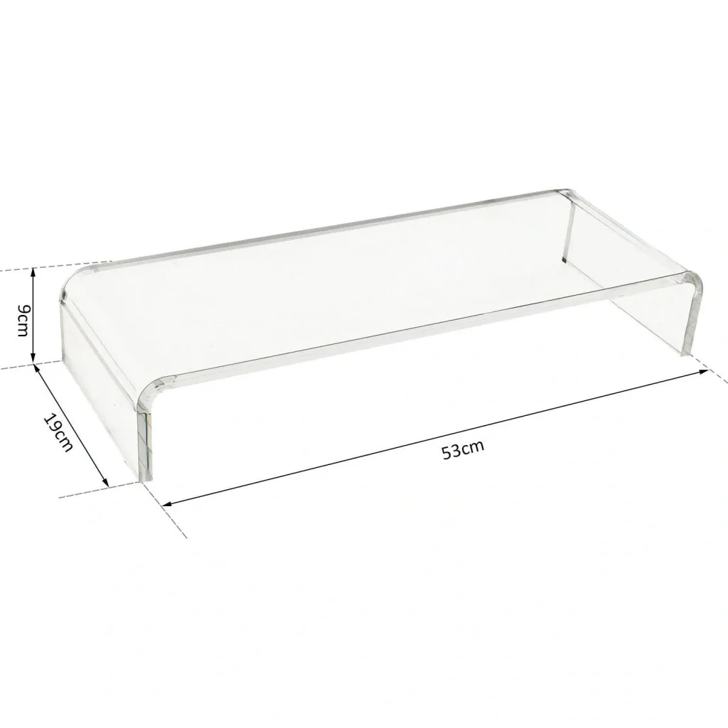 Screen stand monitor stand made of acrylic glass stand base for TFT/LCD monitors