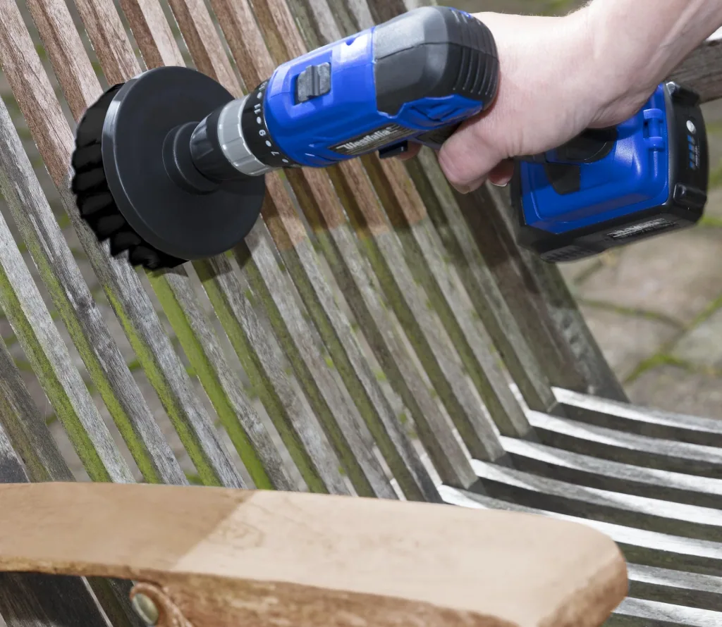 3-piece cleaning brush set for cordless screwdrivers