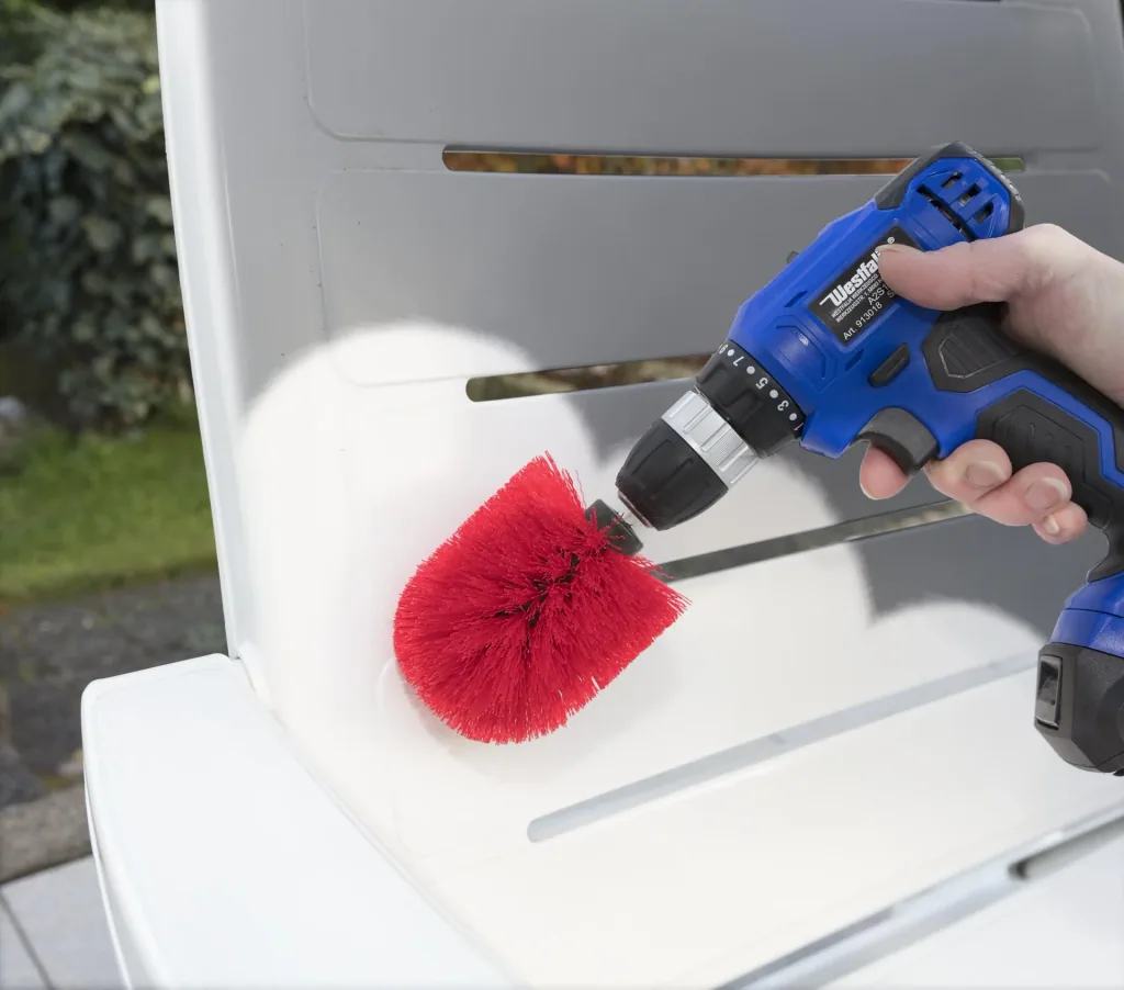 3-piece cleaning brush set for cordless screwdrivers