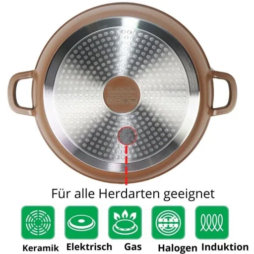 Platinum roasting pan - non-stick - 24cm - copper
