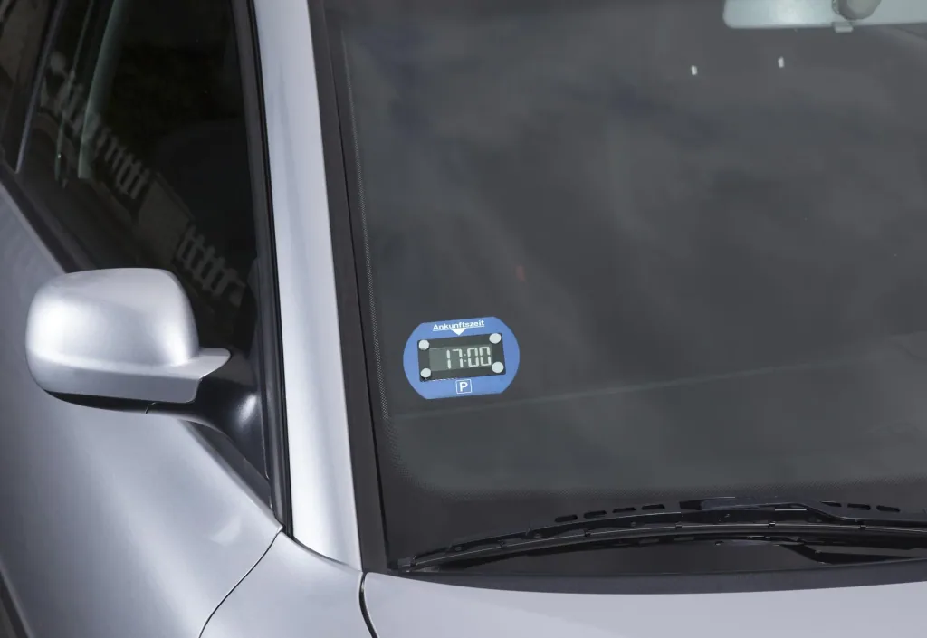 Electronic parking disc "Park Lite", blue
