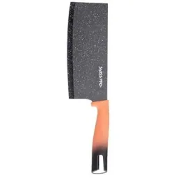 Kitchen knife set - with standard - 8-piece - orange