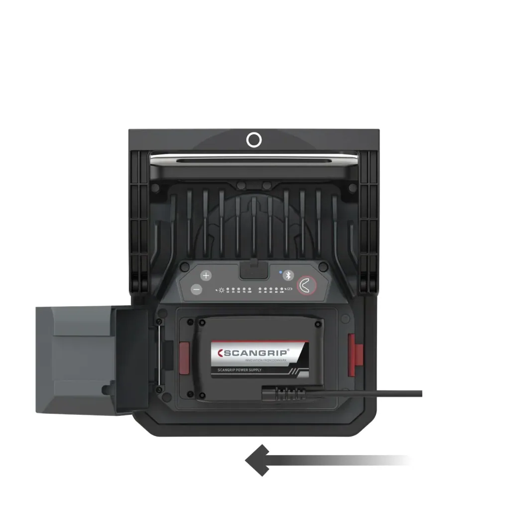 Handheld floodlight NOVA 10 CAS + 18V 5.2Ah battery + SC30 charger + removable diffuser L