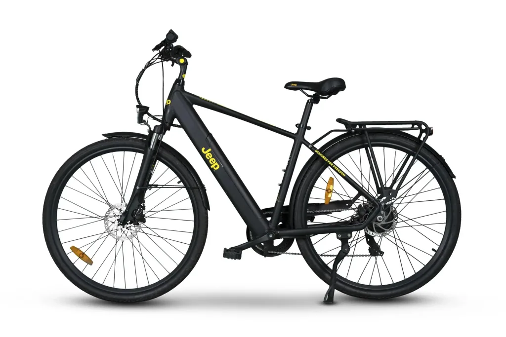 Men's Trekking E-Bike 28 inches, frame size 48 cm, 7-speed derailleur, black, TMR 7000