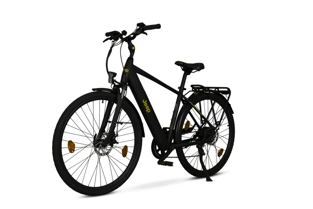 Men's Trekking E-Bike 28 inches, frame size 48 cm, 7-speed derailleur, black, TMR 7000
