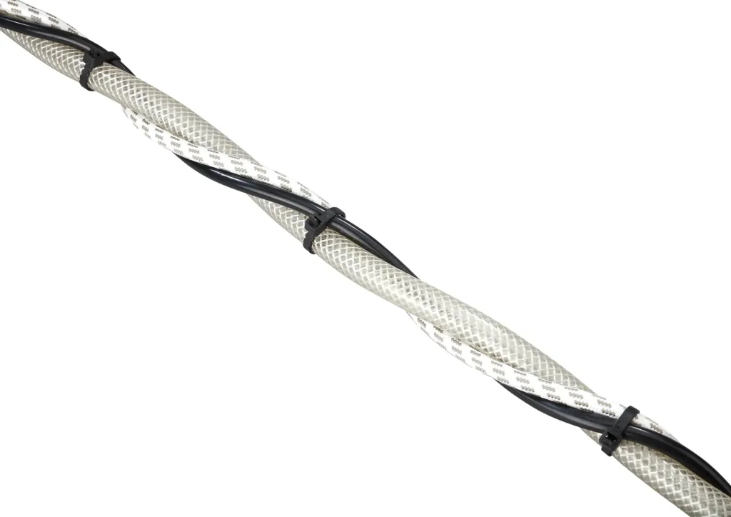 Twist Cable Ties, Black, 102 x 2.8 mm