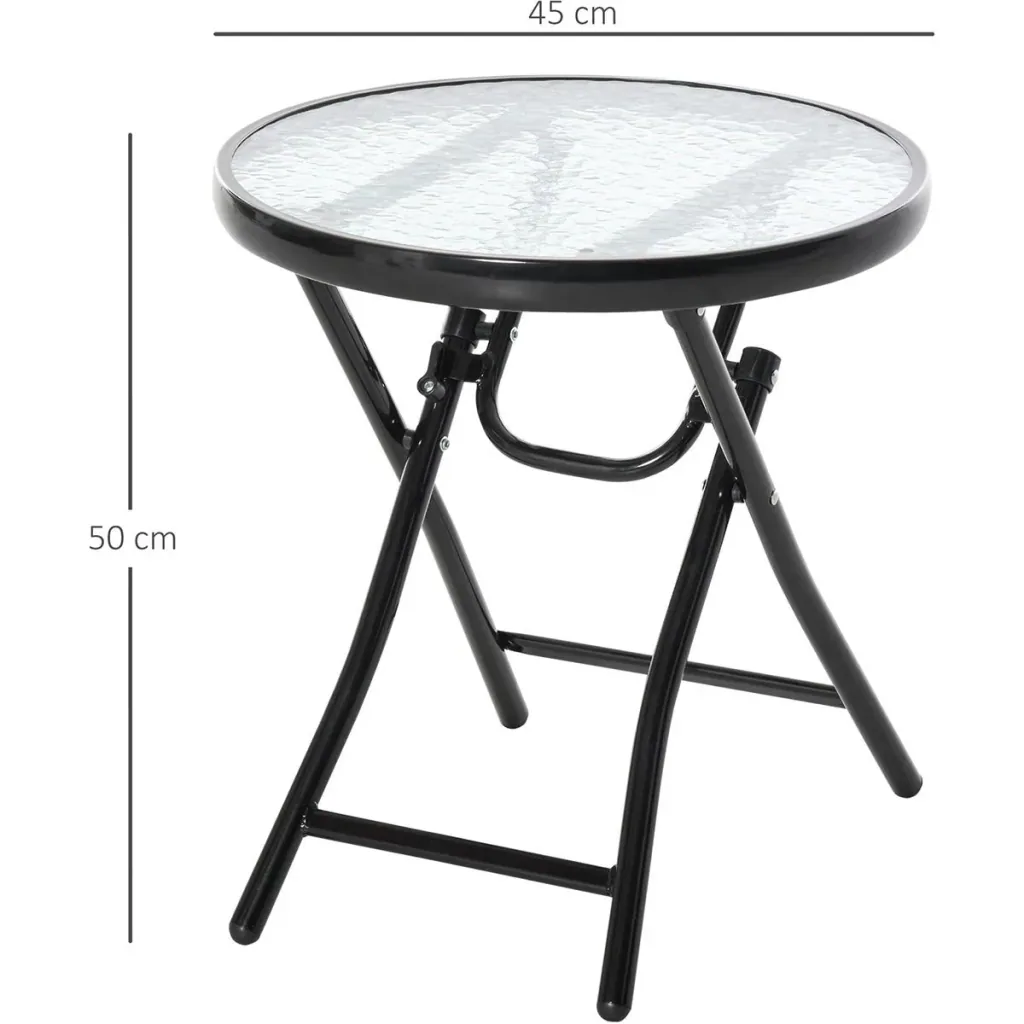 Folding garden table