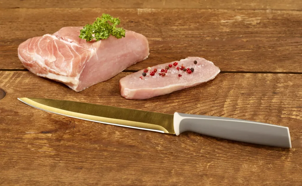 5-piece knife set with titanium coating