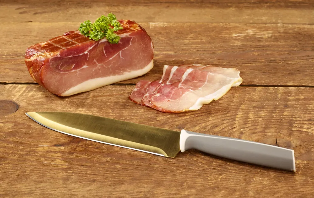 5-piece knife set with titanium coating