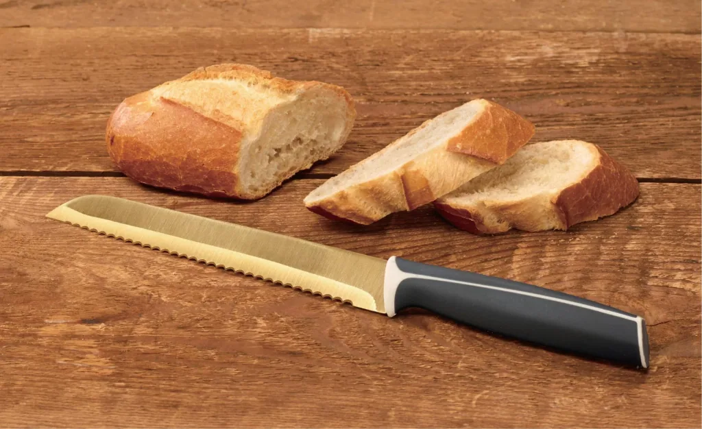 5-piece knife set with titanium coating