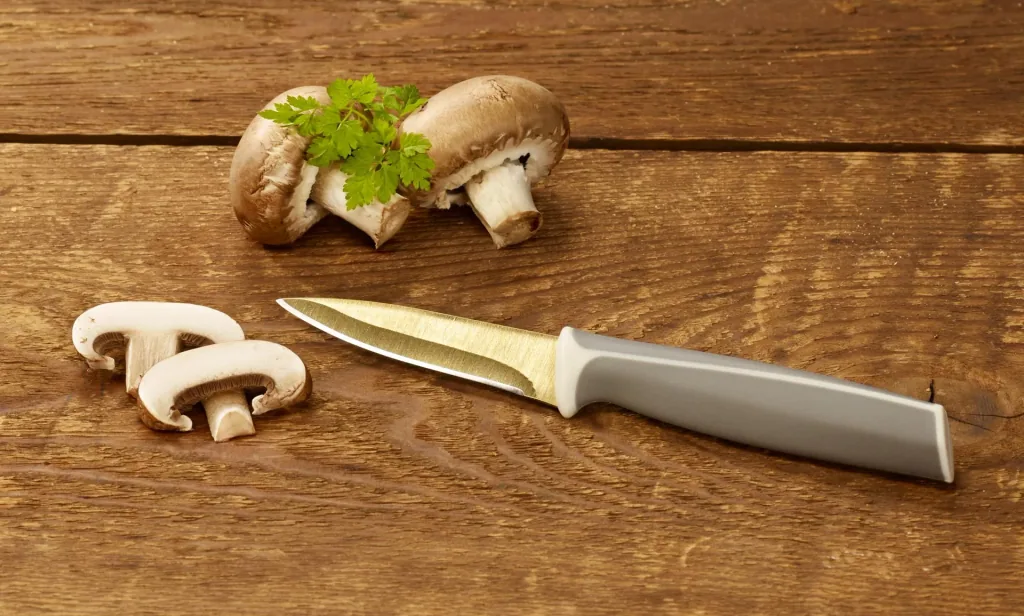 5-piece knife set with titanium coating