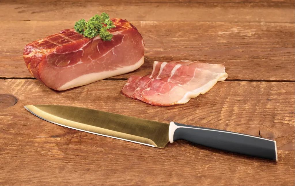 5-piece knife set with titanium coating