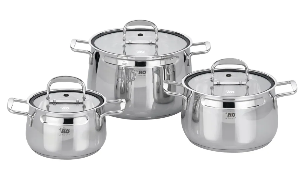 "Mystery" 6-piece stainless steel cookware set